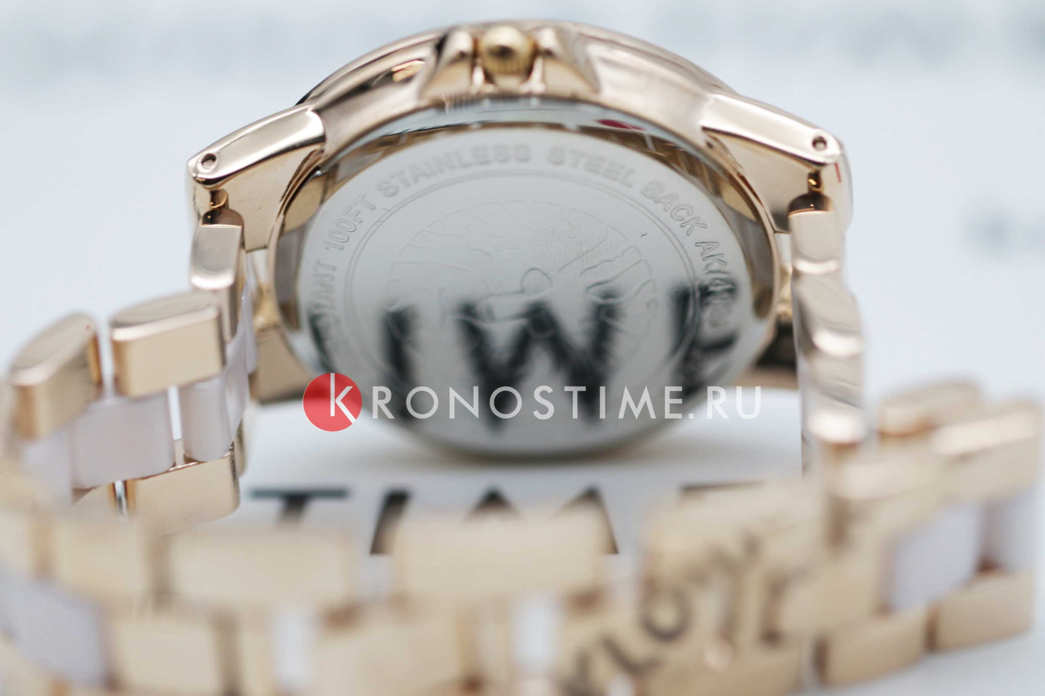 Anne Klein Anne Klein Ceramic Diamond 4120BHRG кварцевые женские часы часы крупный план перламутровый циферблата